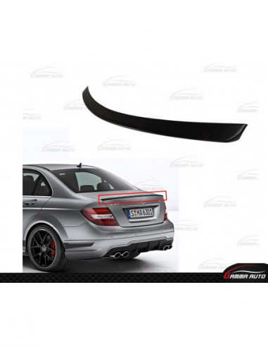 Spoiler Mercedes w204 gloss black