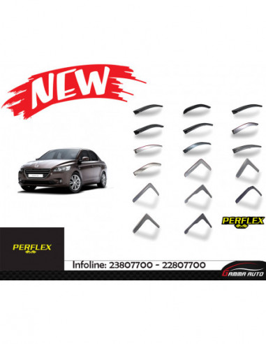 Deflecteur d'air perflex 4 pieces Peugeot 301