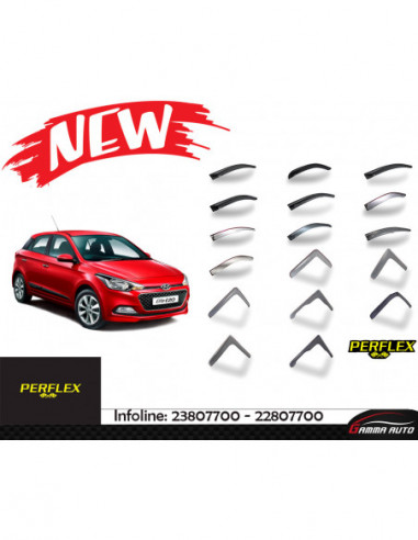 Deflecteur d'air perflex 2 pieces Hyundai i20