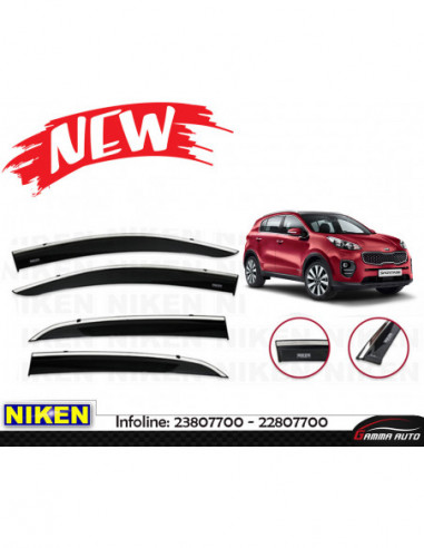 Deflecteur d'air perflex 4 pieces Sportage niken
