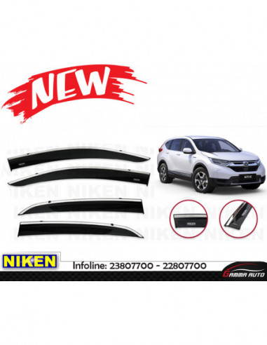 Deflecteur d'air perflex 4 pieces honda cr v niken