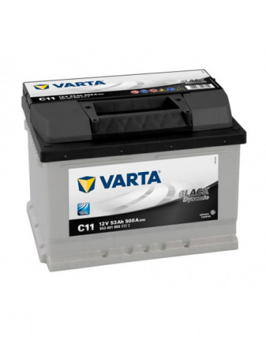 Batterie varta c11black dynamic l2 53ah 500a