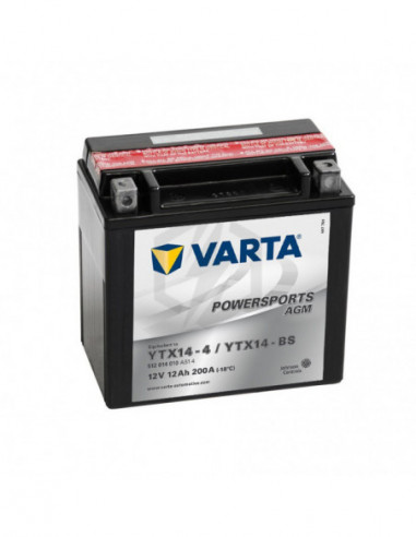 Batterie moto varta ytx14 bs 12v 12ah 200a