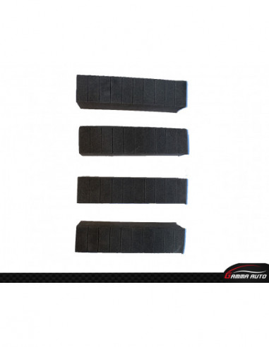 Garde porte 4 pieces noir