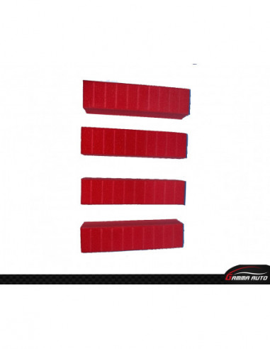 Garde porte 4 pieces rouge