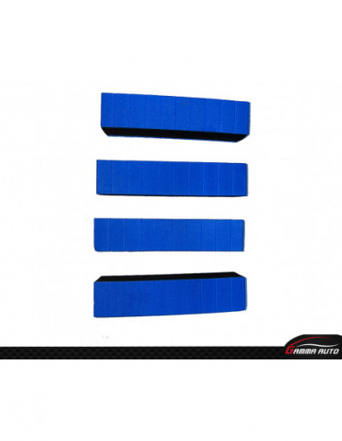 Garde porte 4 pieces bleu