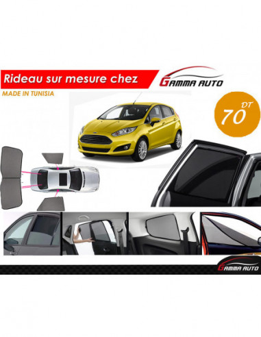 Ford fiesta rideau voiture sur mesure made in tunisia kit arriere