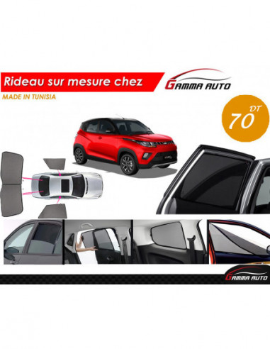 Mahindra kuv 100 rideau voiture sur mesure made in tunisia kit arriere