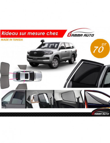 Toyota prado 2008 rideau voiture sur mesure made in tunisia kit arriere