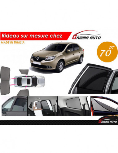 Renault symbol 2018 rideau voiture sur mesure made in tunisia kit arriere