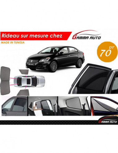 Suzuki ciaz rideau voiture sur mesure made in tunisia kit arriere
