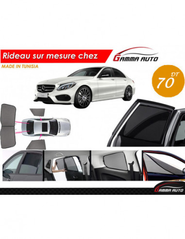 Mercedes w205 rideau voiture sur mesure made in tunisia kit arriere