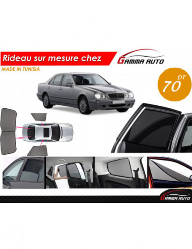 Mercedes w210 rideau voiture sur mesure made in tunisia kit arriere