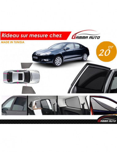 Citroen C5 rideau voiture sur mesure made in tunisia kit avant