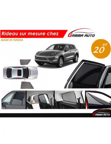 Porsche Cayenne rideau voiture sur mesure made in tunisia kit avant