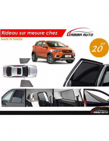 Chery Tiggo 2 rideau voiture sur mesure made in tunisia kit avant