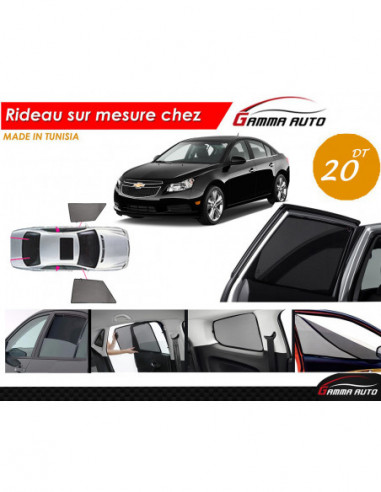 Chevrolet cruze rideau voiture sur mesure made in tunisia kit avant