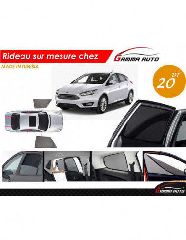 Ford focus 2016 sedan rideau voiture sur mesure made in tunisia kit avant