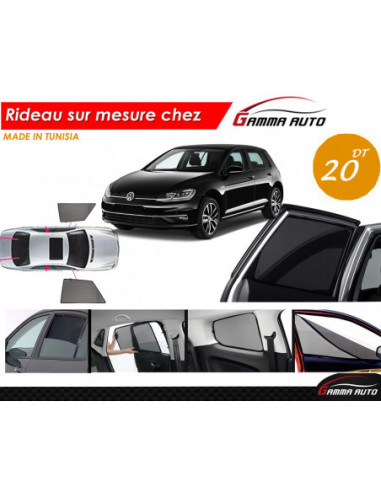 Volkswagen Volkswagen Golf 7 rideau voiture sur mesure made in tunisia kit avant