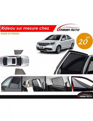 Jelly g c 6 x 3 rideau voiture sur mesure made in tunisia kit avant