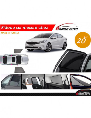 Kia cerato sedan 2016 rideau voiture sur mesure made in tunisia kit avant