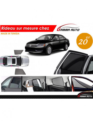 Volkswagen Passat b7 rideau voiture sur mesure made in tunisia kit avant