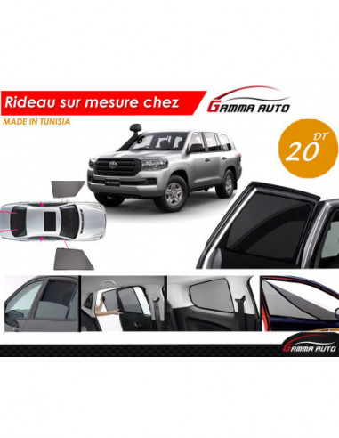 Toyota prado 2008 rideau voiture sur mesure made in tunisia kit avant