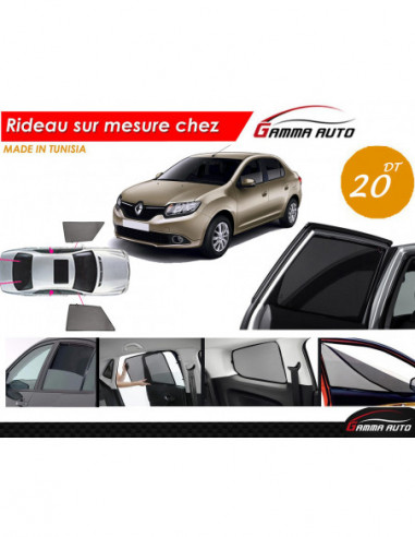 Renault symbol 2018 rideau voiture sur mesure made in tunisia kit avant