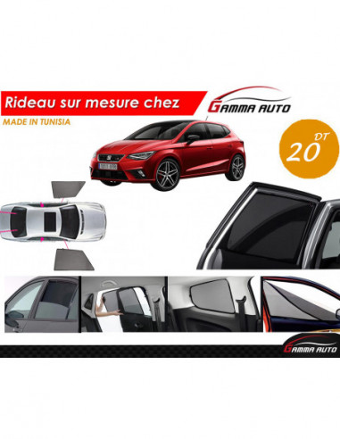 Seat Ibiza 2019+ rideau voiture sur mesure made in tunisia kit avant