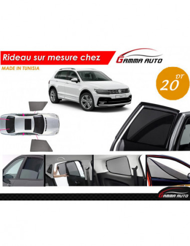 Volkswagen tiguan 2017 rideau voiture sur mesure made in tunisia kit avant