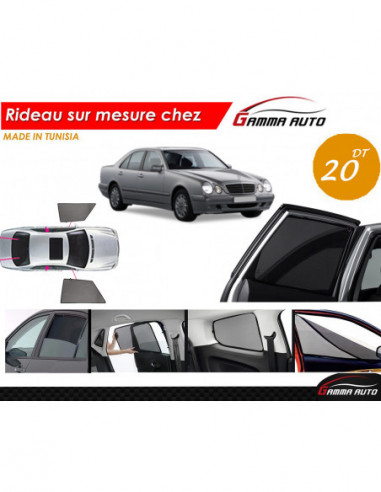 Mercedes w210 rideau voiture sur mesure made in tunisia kit avant