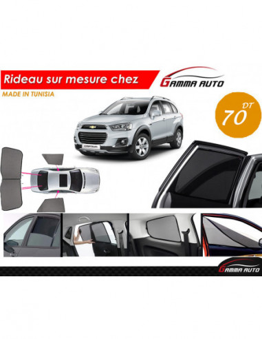 Chevrolet captiva x1 rideau voiture sur mesure made in tunisia kit arriere