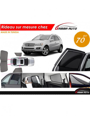 Mercedes ml 2003 rideau voiture sur mesure made in tunisia kit arriere