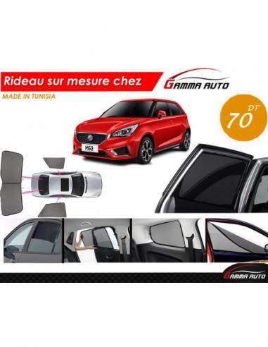 Mg3 rideau voiture sur mesure made in tunisia kit arriere
