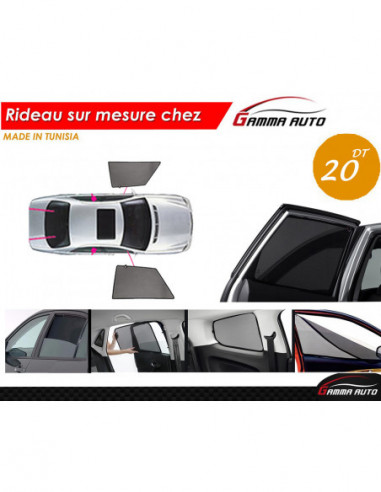 Sur commande rideau voiture sur mesure made in tunisia kit avant