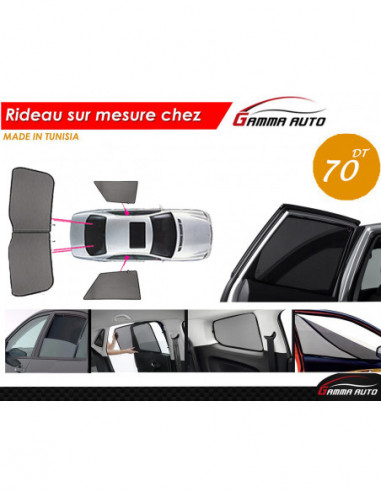 Sur commande rideau voiture sur mesure made in tunisia kit arriere