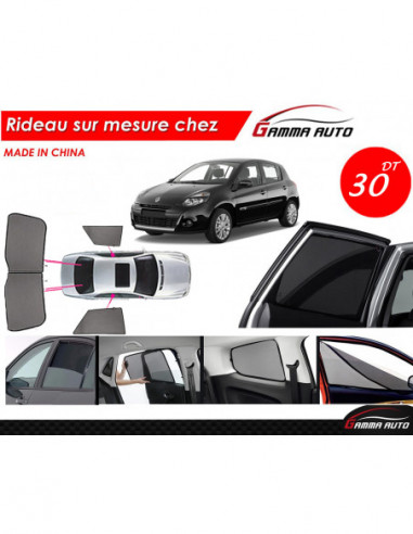Renault clio 3 rideau voiture sur mesure made in china kit arriere