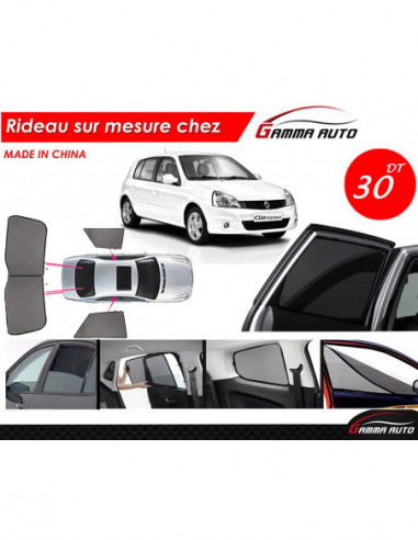 Clio campus rideau voiture sur mesure made in china kit arriere