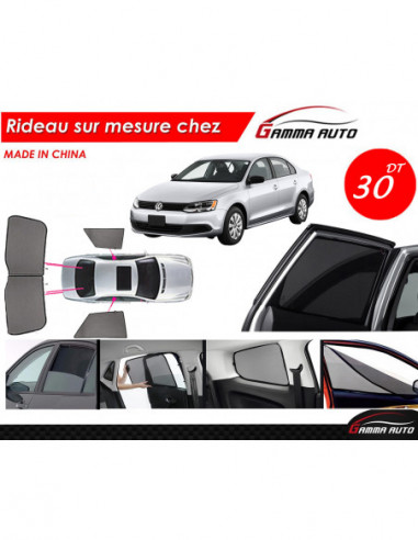 Volkswagen jetta rideau voiture sur mesure made in china kit arriere