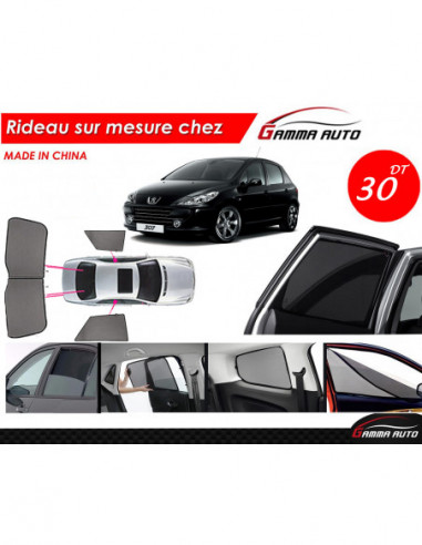 Peugeot 307 rideau voiture sur mesure made in china kit arriere