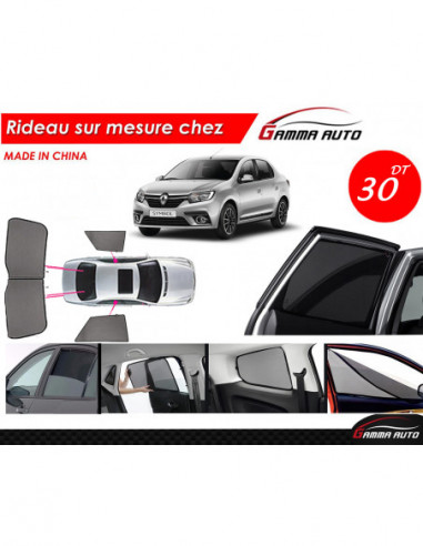 Renault symbol rideau voiture sur mesure made in china kit arriere