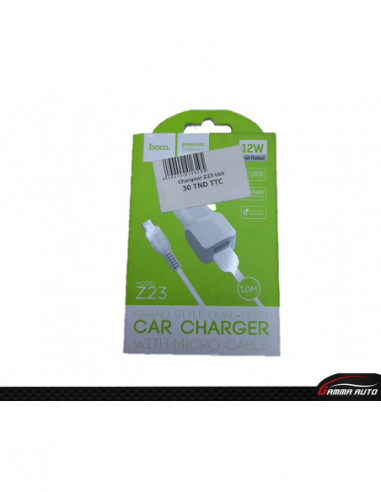 Chargeur cable usb + Chargeur alume cigar