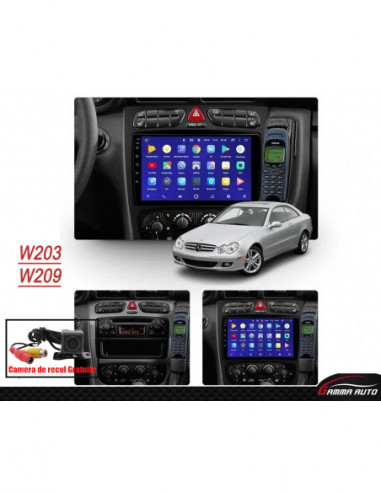 Poste Android Mercedes benz c classe clk classe w203 w209