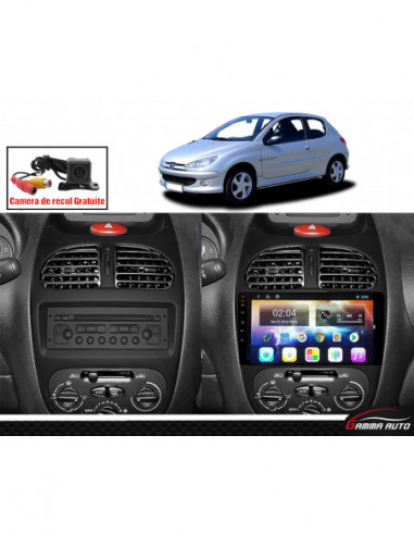 Poste Android Peugeot 206