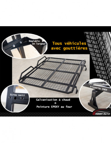 Galerie de toit 1m46 x 1m20