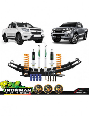 Kit suspension confort avec amortisseurs a gaz adapte a isuzu Isuzu DMax 2012 9 2019 holden colorado rg