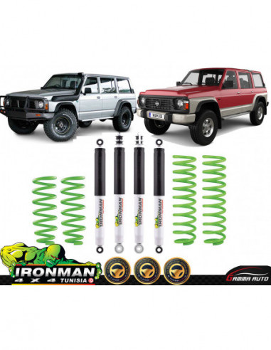 Kit suspension performance charge constante avec amortisseurs aÂ  gaz (patrol gq y60)