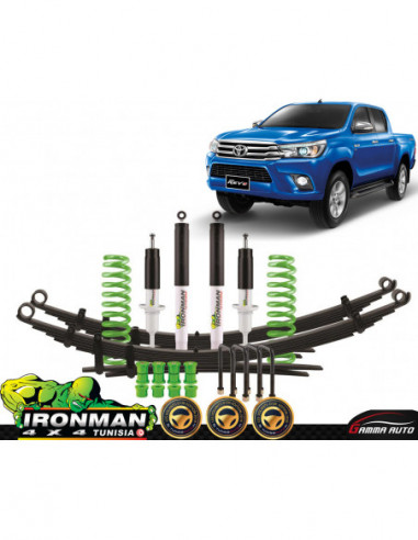 Kit suspension confort avec amortisseurs a gaz pour toyota hilux revo 2015+