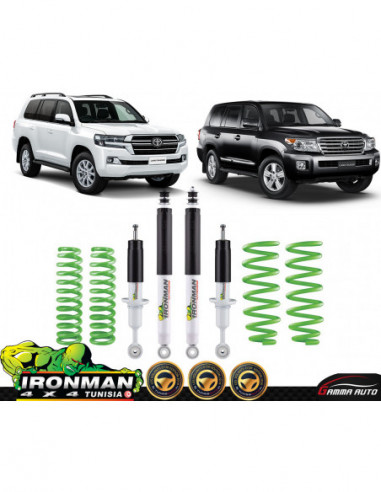 Kit suspension confort avec amortisseurs a gaz pour Toyota Land Cruiser 200 series 2007+