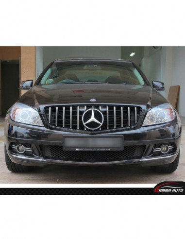 Calandre Mercedes GT classe c w204 2007 2014 silver